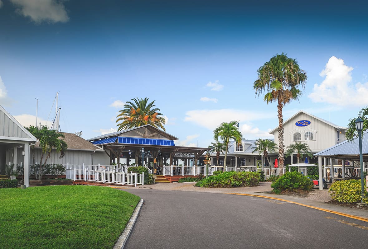 Marina entrance