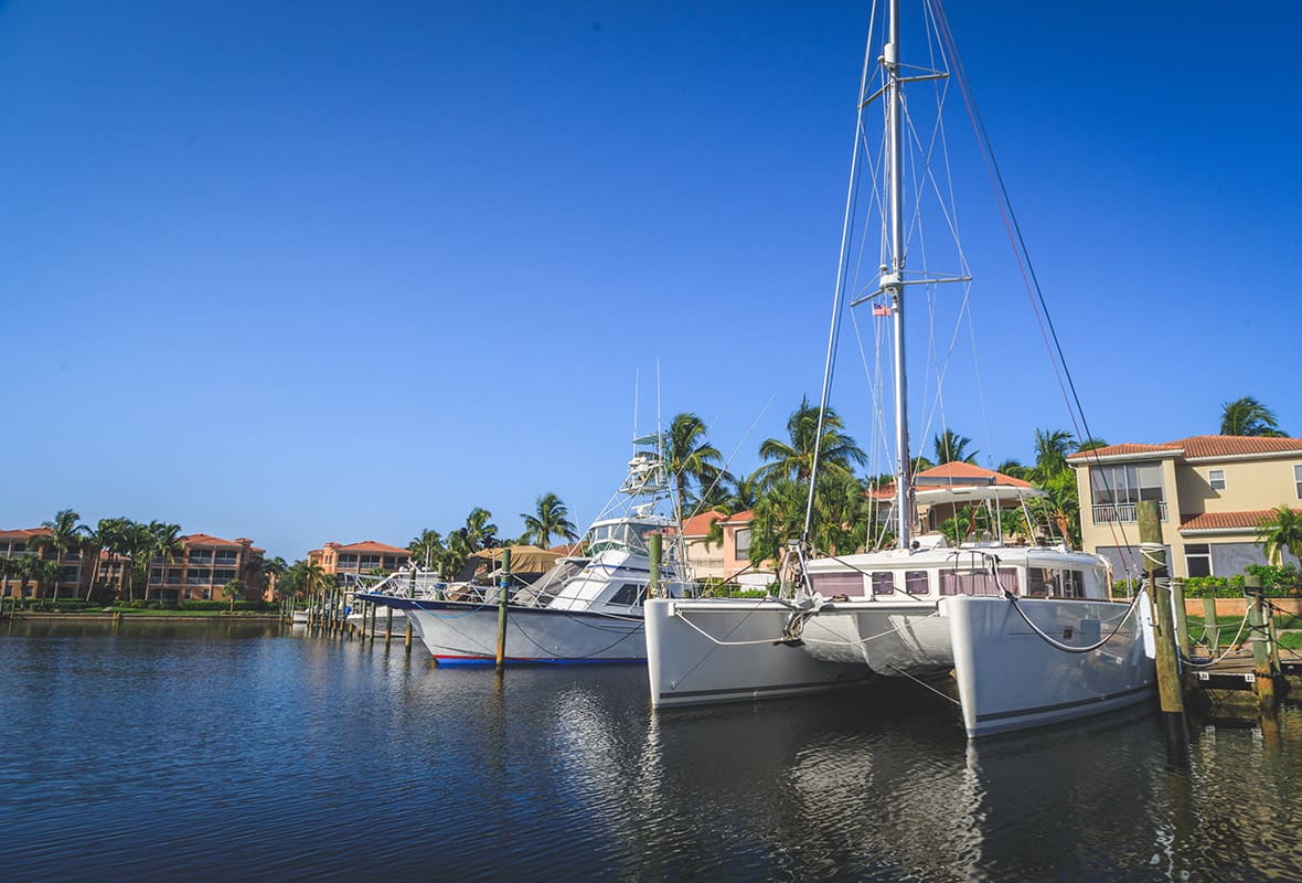 Boats in the water
