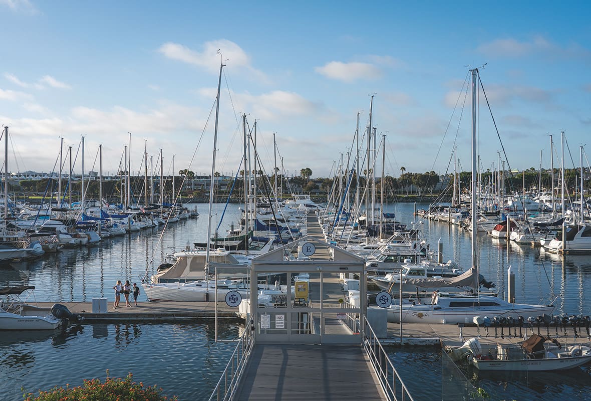 View of marina