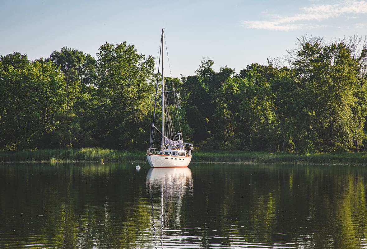 Boat on the water