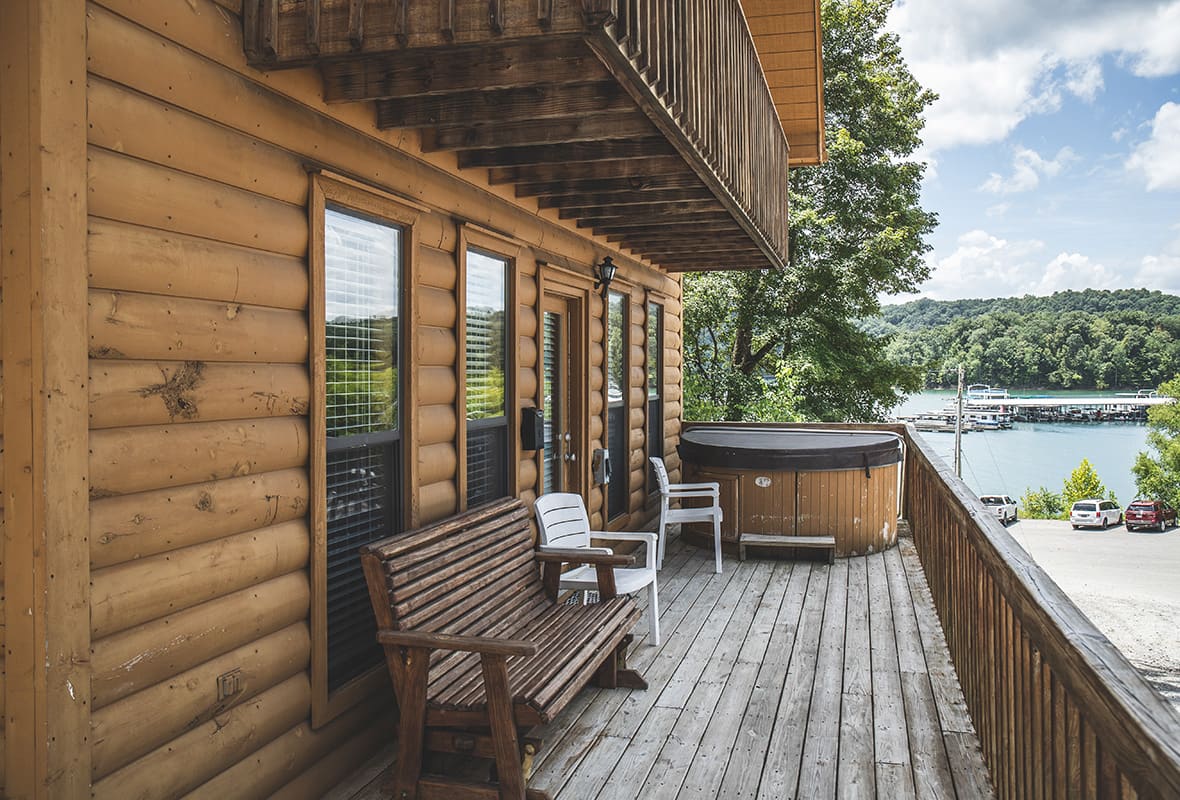 Cabin at marina