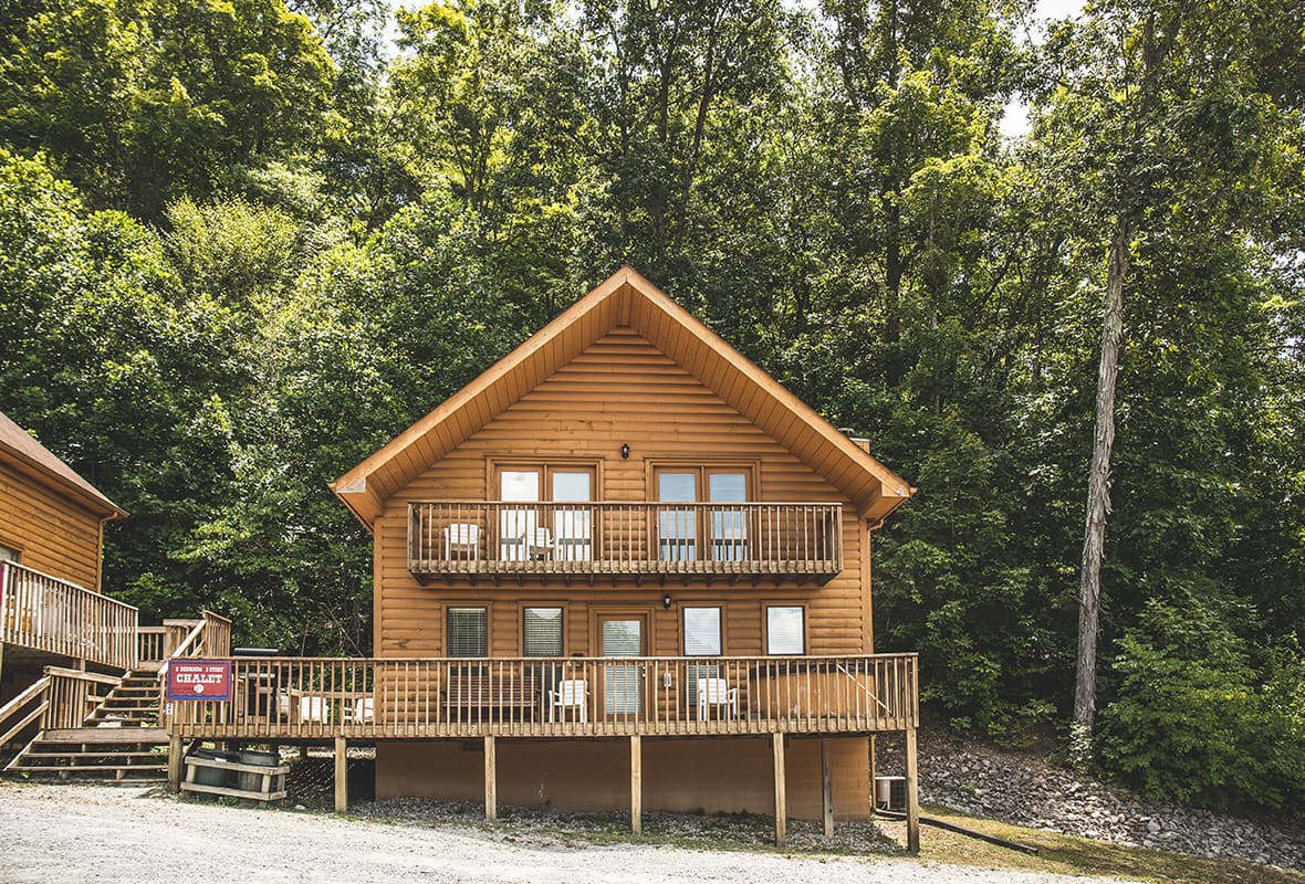 Cabin at marina