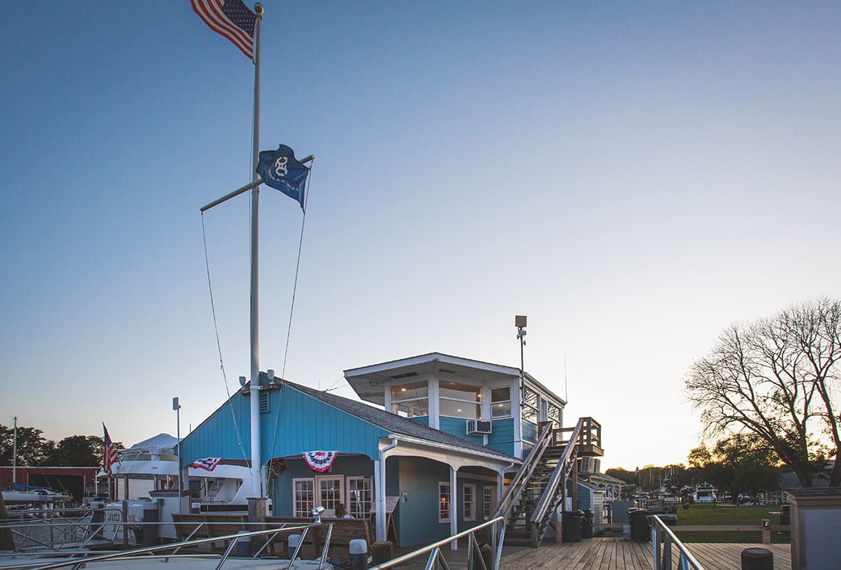 Marina entrance