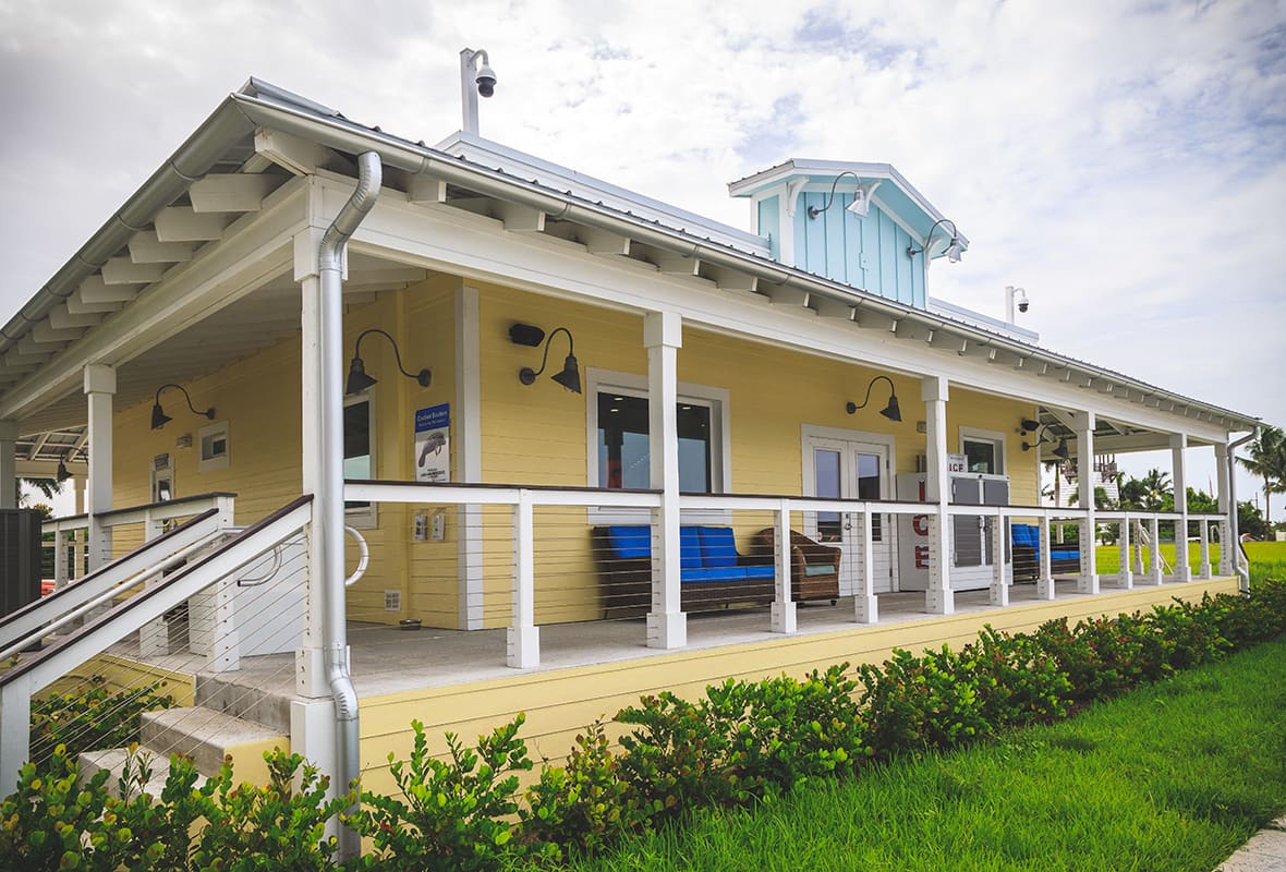 Marina entrance