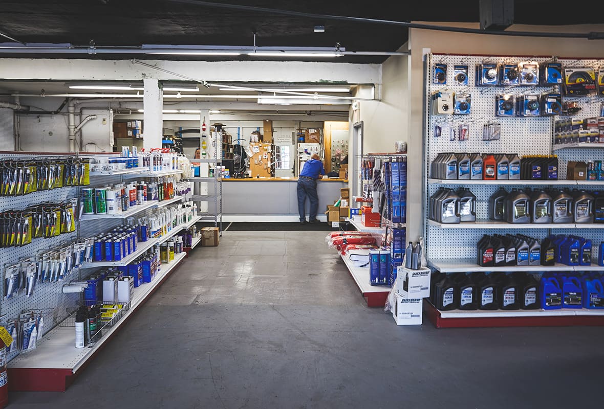 Interior de la tienda