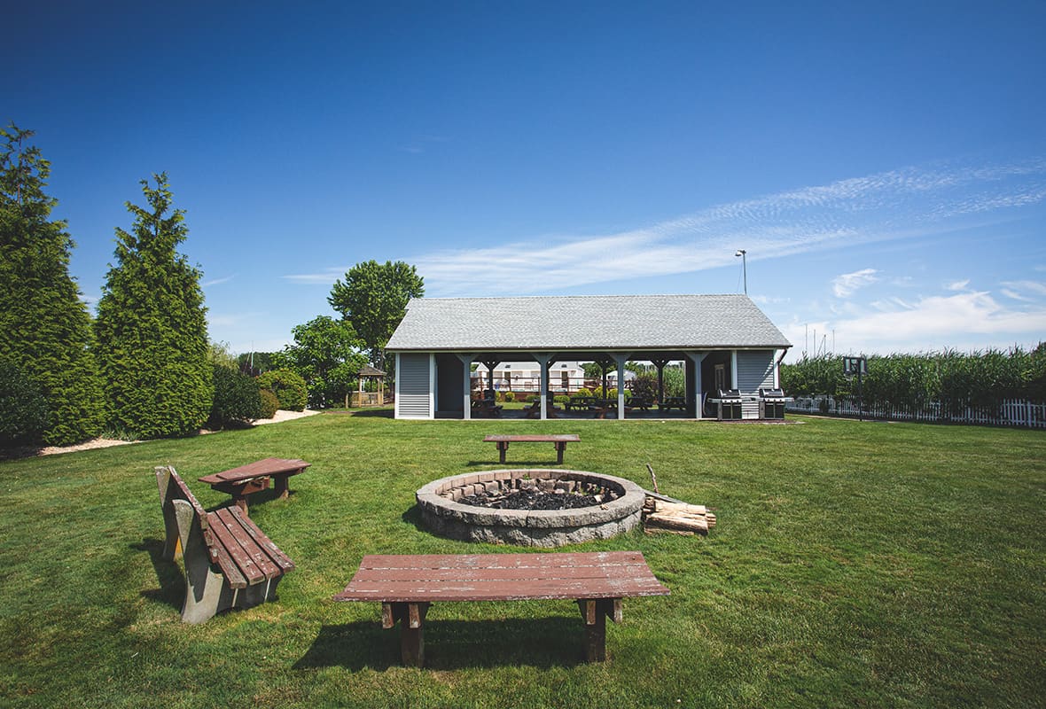 Fire pit area
