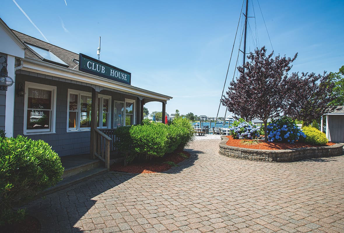 Clubhouse entrance