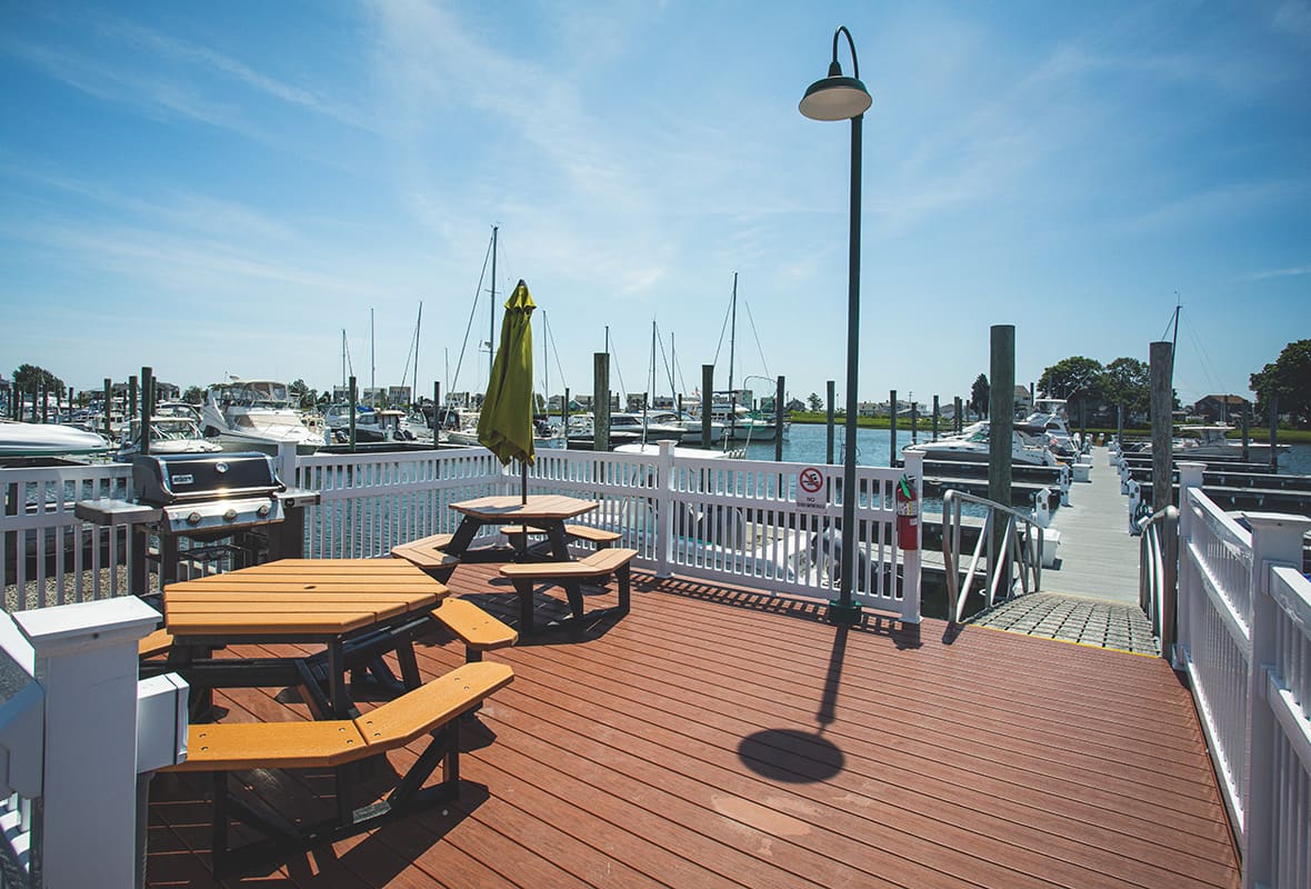 Outdoor eating area
