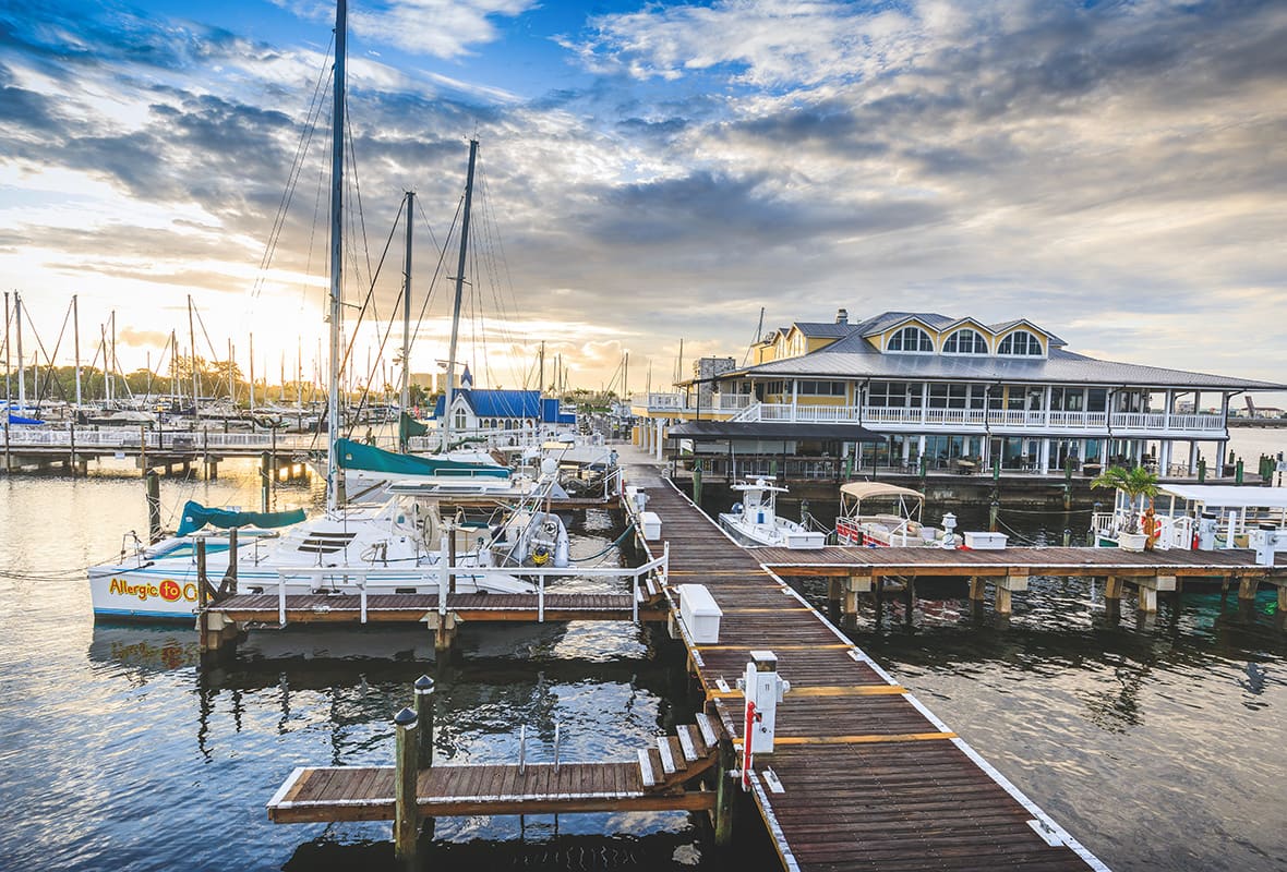 Safe Harbor Regatta Pointe marina in Palmetto on the Manatee River.