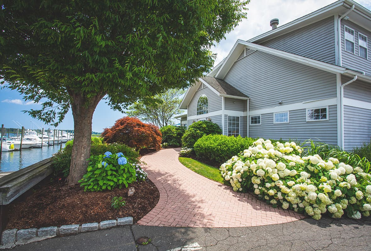Landscaped walkway