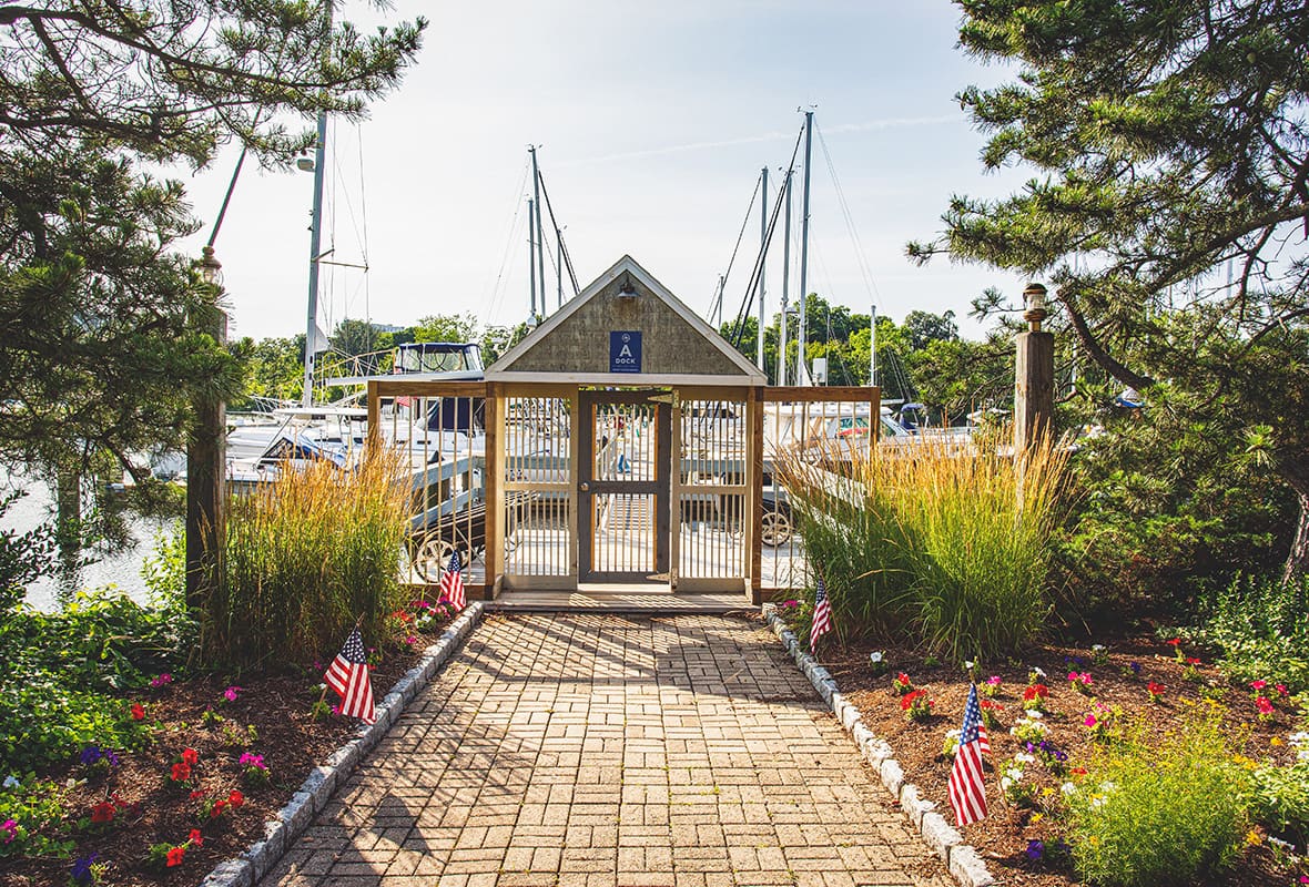 Entrance to dock