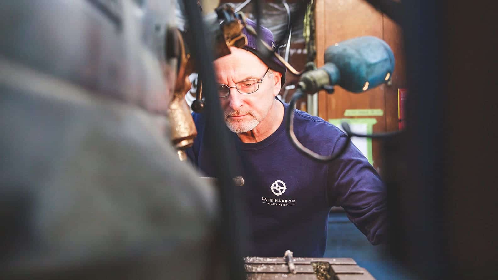 inspecting work