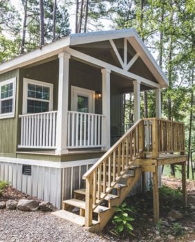 cabin in woods