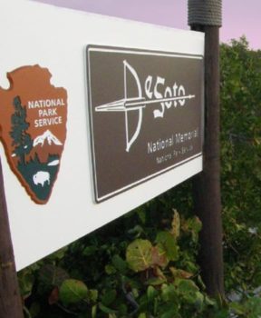 national park sign