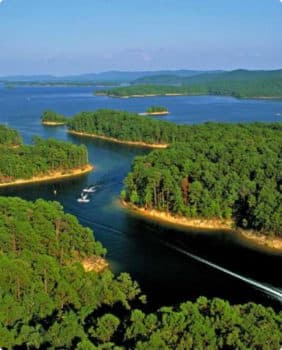 lake and woods