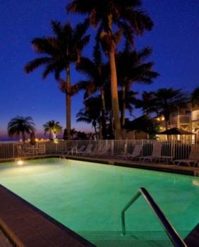 pool at night