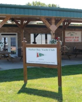 yacht club sign