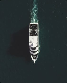 yacht on the water