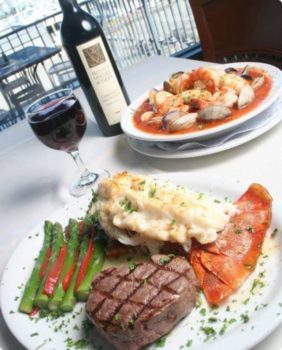 surf and turf plate