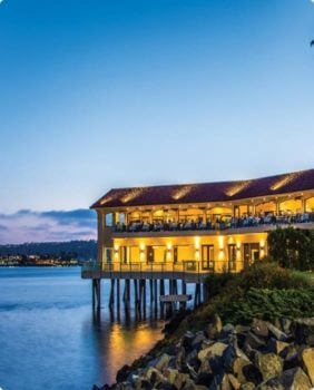 tom hands restaurant on the water