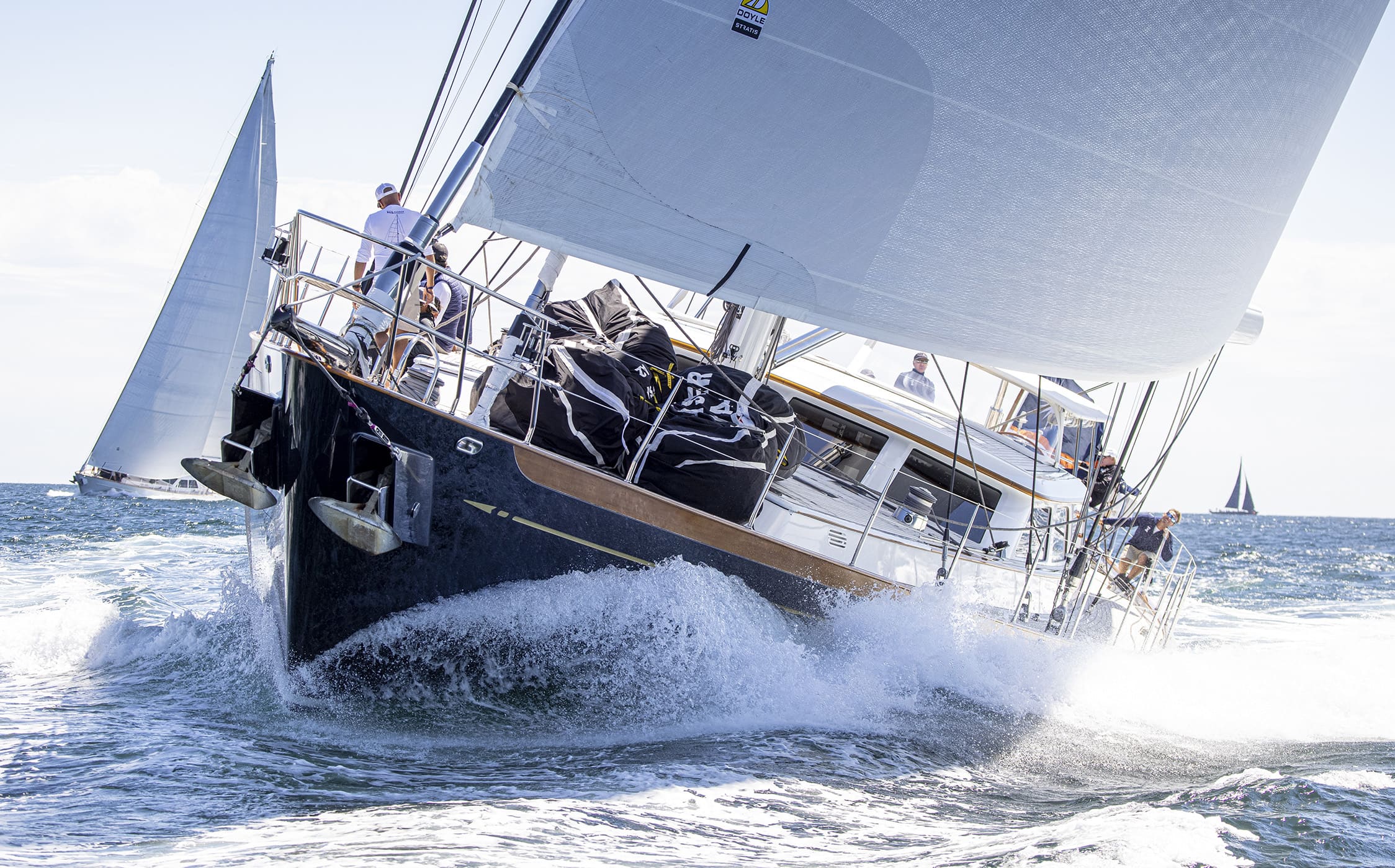 boat tilting in waves