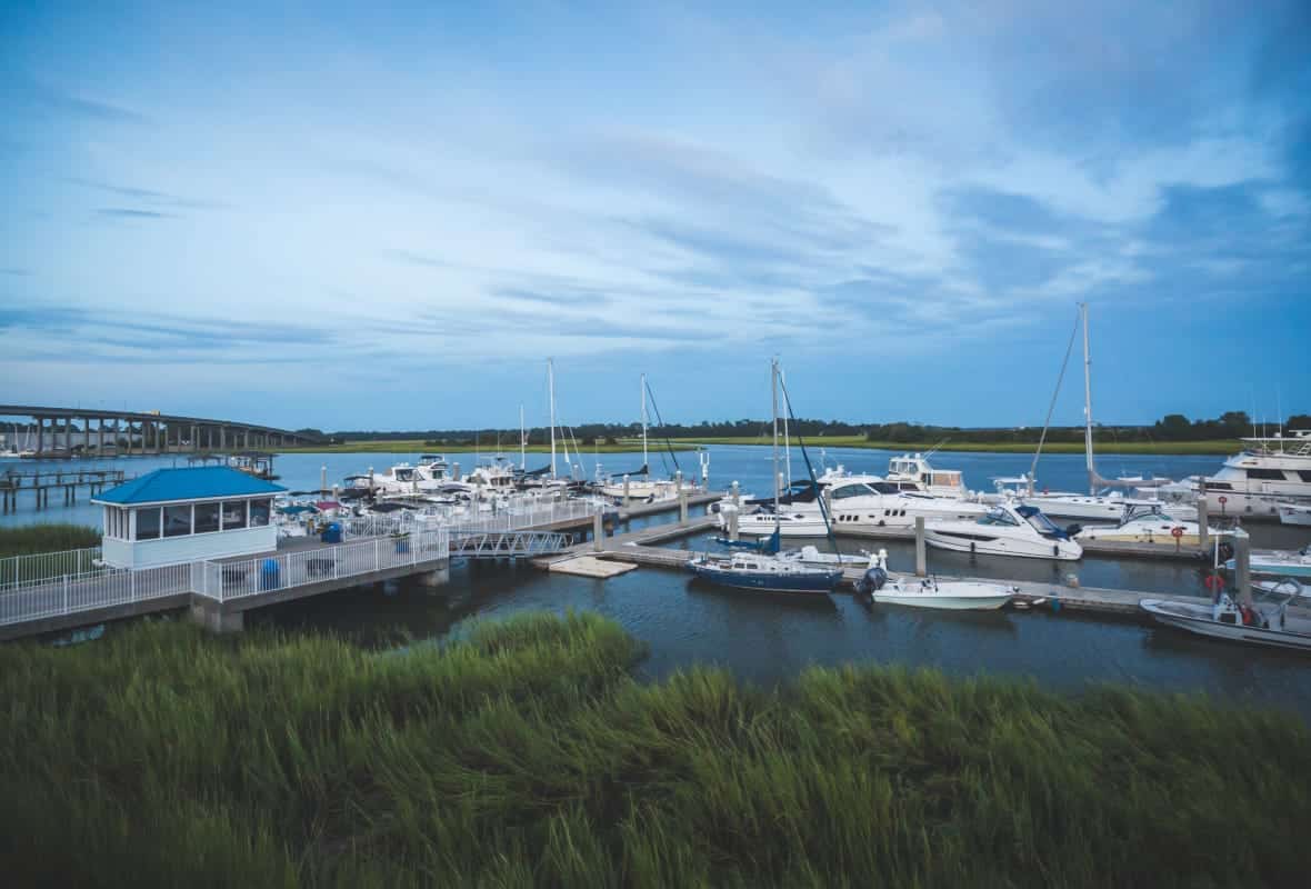boats in a marina
