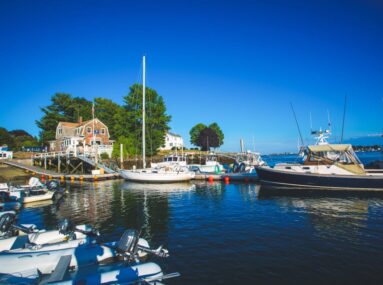 boats in a marina