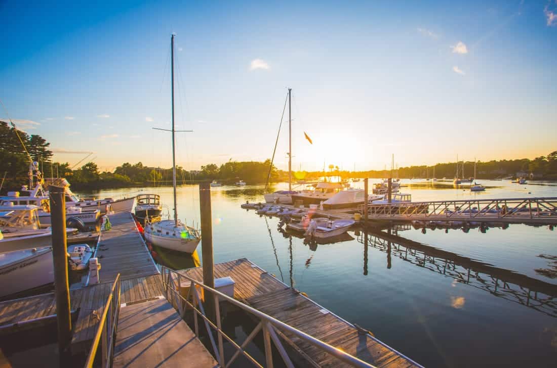 boats in a marina