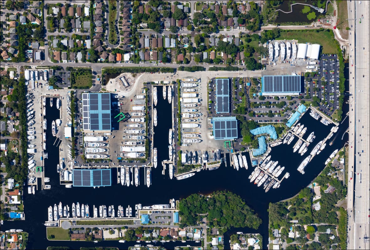 view of marina